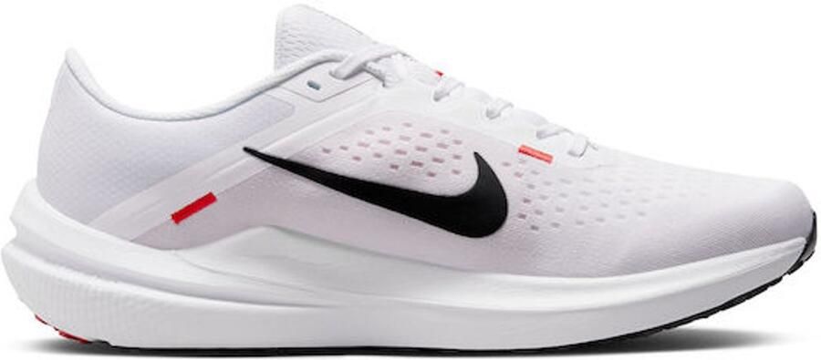 Nike Winflo 10 Hardloopschoenen Wit Light Crimson Zwart Wit Rood Winflo Hardlopen Heren Hardloopschoenen Doos zonder deksel