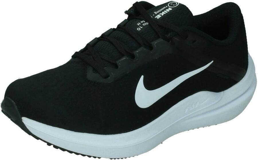 Nike Winflo 10 Hardloopschoenen Zwart Zwart Wit Zwart Wit Winflo Hardlopen Dames