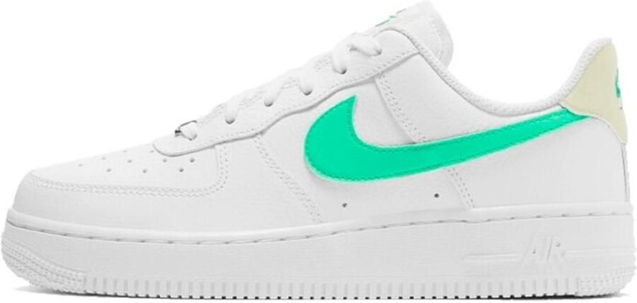 Nike Wmns Air Force 1 '07 White Green Glow Light Bone White Schoenmaat 40 1 2 Sneakers 315115 164