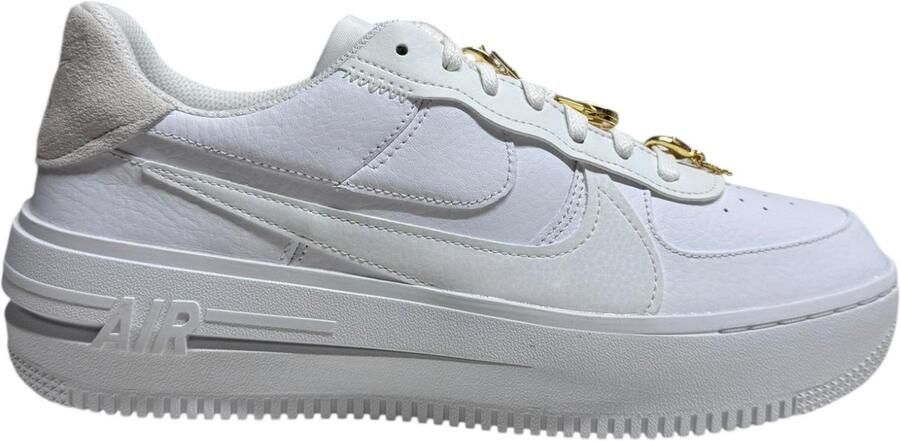 Nike Wmns Air Force 1 Low Platform Basketball Schoenen white summit white metallic gold maat: 36.5 beschikbare maaten:38.5 40.5 36.5 - Foto 2