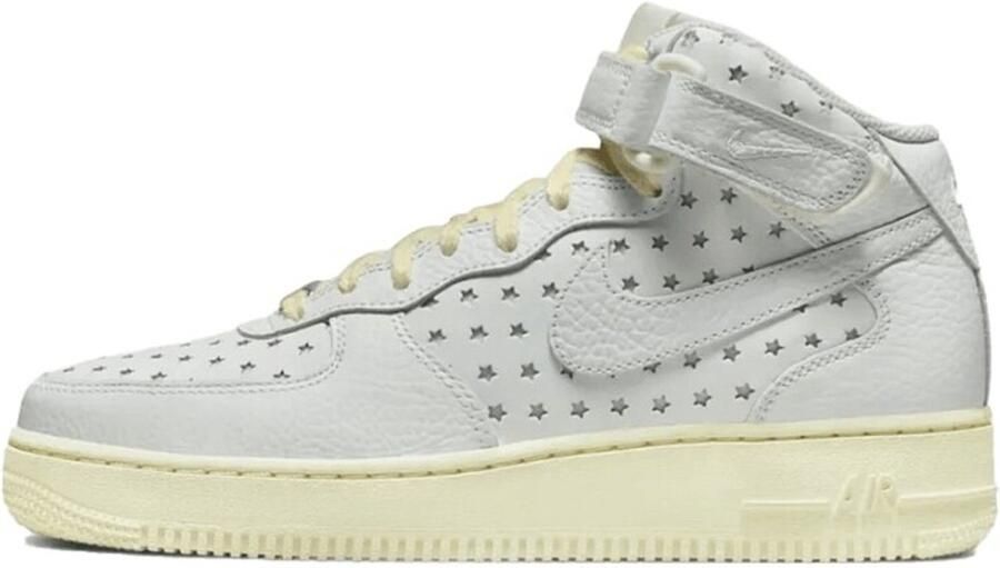 Nike WMNS Air Force 1 MID (Summit White Summit White) Sneakers Unisex - Foto 3