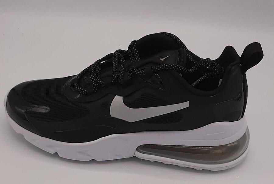 Nike Air Max 270 React Dames alleen bij JD Black Metallic Gold White Metallic Silver Silver