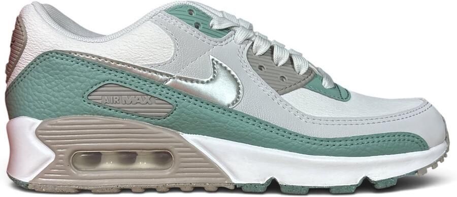 Nike WMNS Air Max 90 NN PRM Vrouwen Sneakers Turquoise Wit Zilver