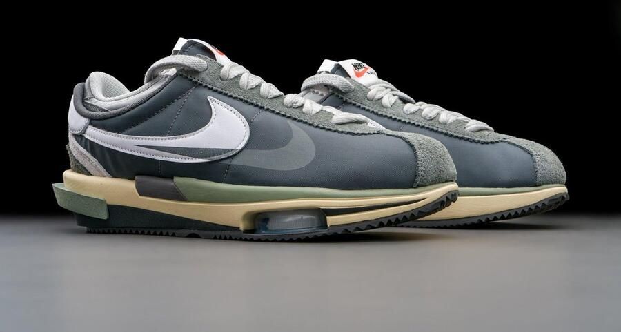 Nike Zoom Cortez SP sacai Iron Grey DQ0581-001 GRIJS Schoenen - Foto 4