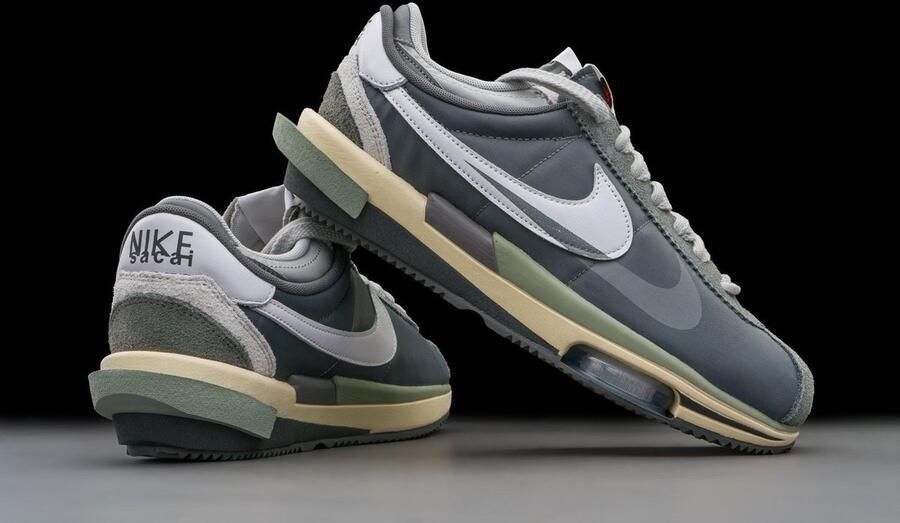Nike Zoom Cortez SP sacai Iron Grey DQ0581-001 GRIJS Schoenen - Foto 3