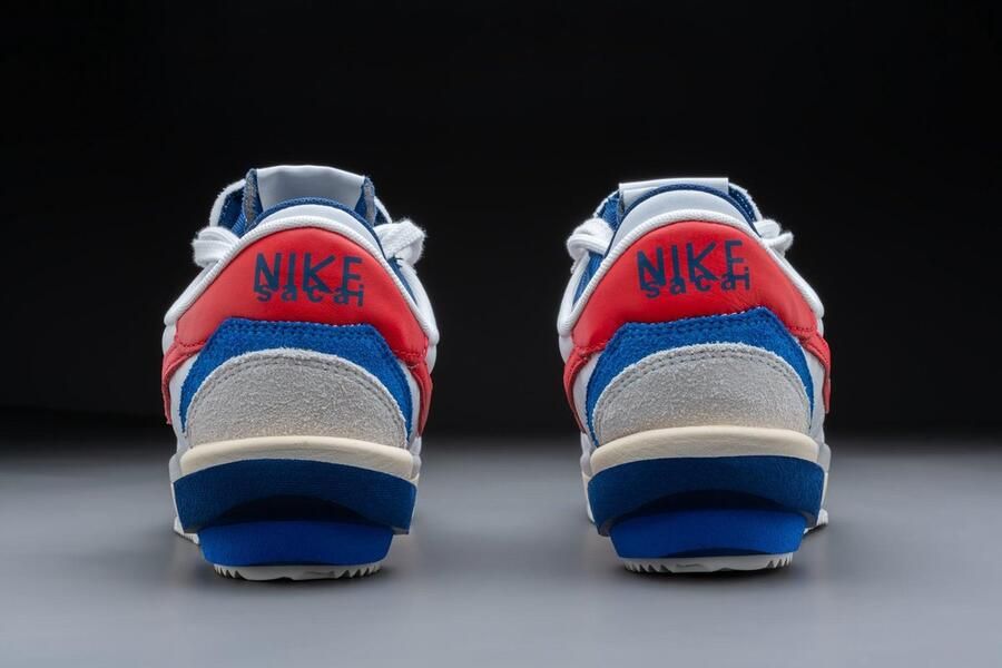 Nike Zoom Cortez SP Sacai White University Red Blue DQ0581-100 WIT Schoenen - Foto 8