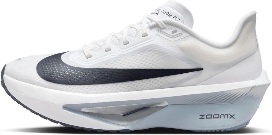 Nike Zoom Fly 6 Dames Hardloopschoen White Gridiron-Pure Platinium