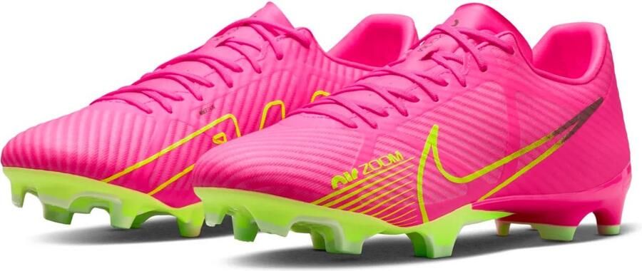 Nike Mercurial Vapor 15 Academy Voetbalschoenen Pink Blast Gridiron Volt Roze Grijs Mercurial Vapor Voetbal Unisex - Foto 7