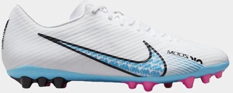Nike Zoom Vapor 15 Academy AG Heren Voetbalschoenen Kunstgras Wit Blauw