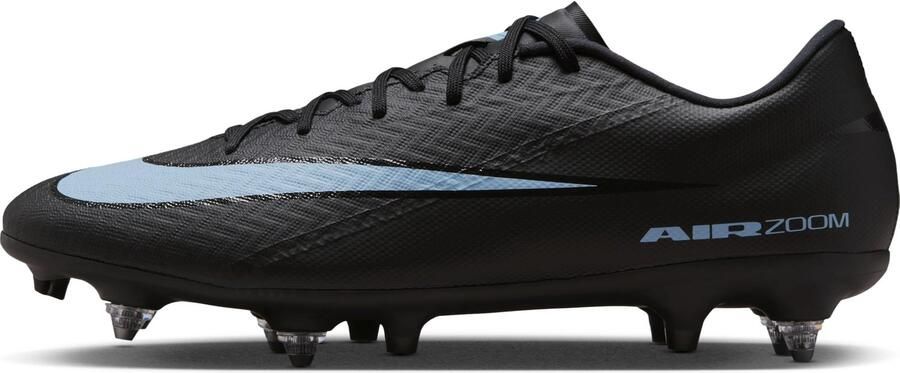 Nike Zoom Vapor 16 Acad SG-Pro AC Voetbalschoenen Zwart IJsblauw