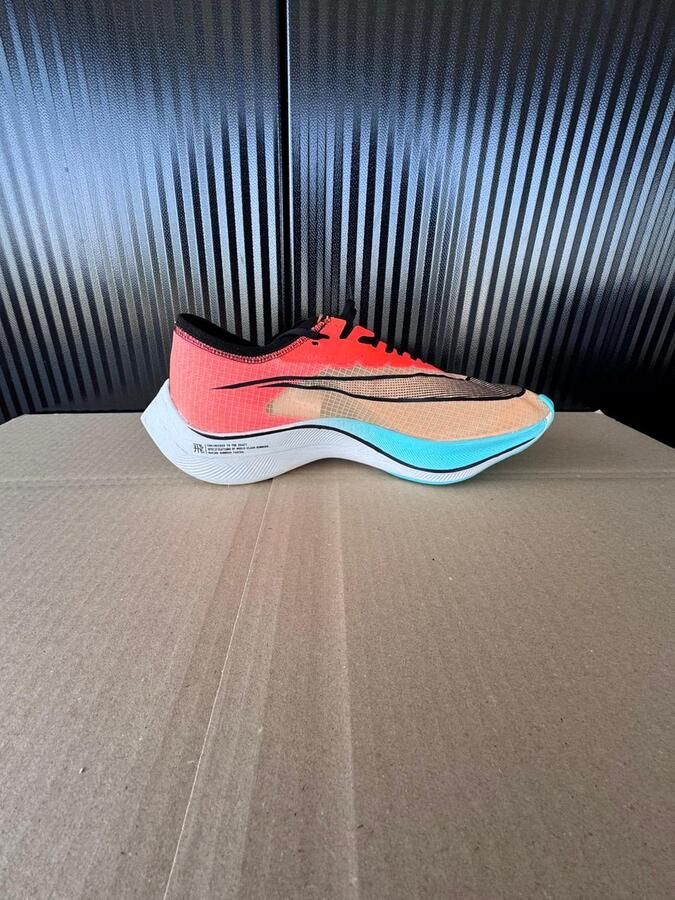 Nike ZoomX Vaporfly NEXT% Hardloopschoenen Ekiden Zoom Pack (Aurora Green Hyper Crimson) Groen Oranje Vaporfly Hardlopen Heren Hardloopschoenen Doos zonder deksel