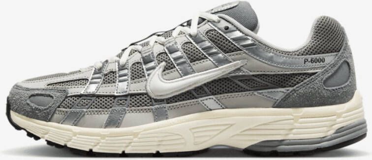 Nike Schoenen P-6000 Flat Pewter Light Iron Ore Metallic Silver White- Flat Pewter Light Iron Ore Metallic Silver White