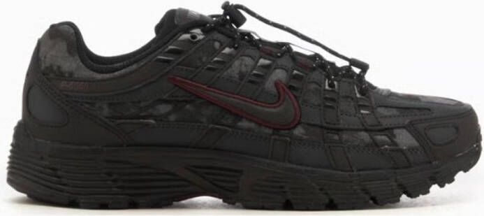 Nike P-6000 Black Midnight Navy Black Burgundy Crush- Dames Black Midnight Navy Black Burgundy Crush