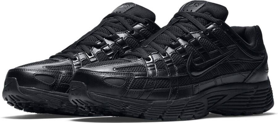 Nike P-6000 Heren Schoenen Zwart Maat: 40.5 Leer Textil Synthetisch Foot Locker