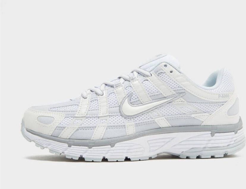 Nike P-6000 Metallic Summit White Pure Platinum Wolf Grey White- Metallic Summit White Pure Platinum Wolf Grey White