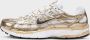 Nike P6000 Goud Wit Sneakers Dames Doos Zonder Deksel - Thumbnail 1