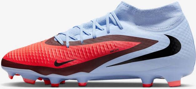 Nike phantom 6 high acad fg mg Voetbal schoen firm ground heren Blauw Rood