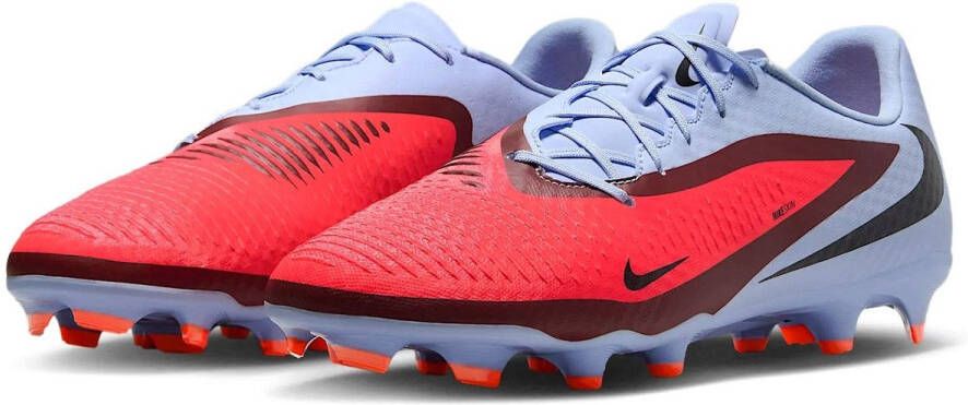 Nike Phantom 6 Low Academy FG MG Voetbalschoenen Rood dessin