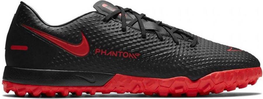 Nike Phantom GT Academy TF Voetbalschoen (turf) Black Dark Smoke Grey Chile Red