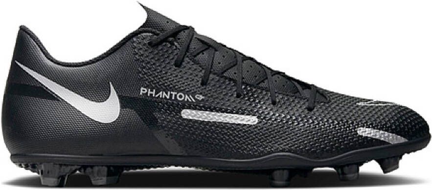 Nike Phantom GT2 Club MG Voetbalschoen(meerdere ondergronden) Black Dark Grey Metallic Silver Heren