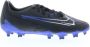 Nike Low top voetbalschoenen (meerdere ondergronden) Phantom GX Academy Black Hyper Royal Chrome- Heren Black Hyper Royal Chrome - Thumbnail 1