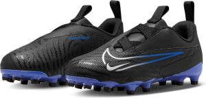 Nike phantom gx aca voetbalschoenen zwart blauw kinderen