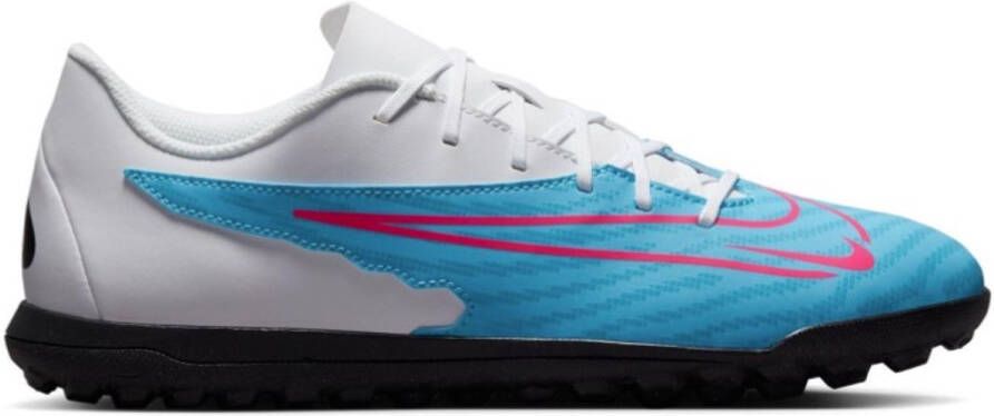 Nike phantom gx tf voetbalschoenen wit blauw heren