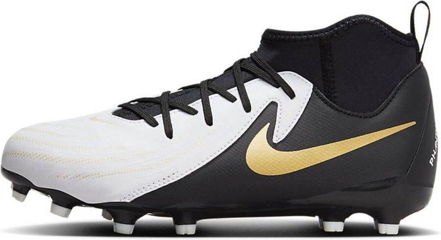 Nike Phantom Luna 2 Academy FG Kids White Metallic Gold Coin Black