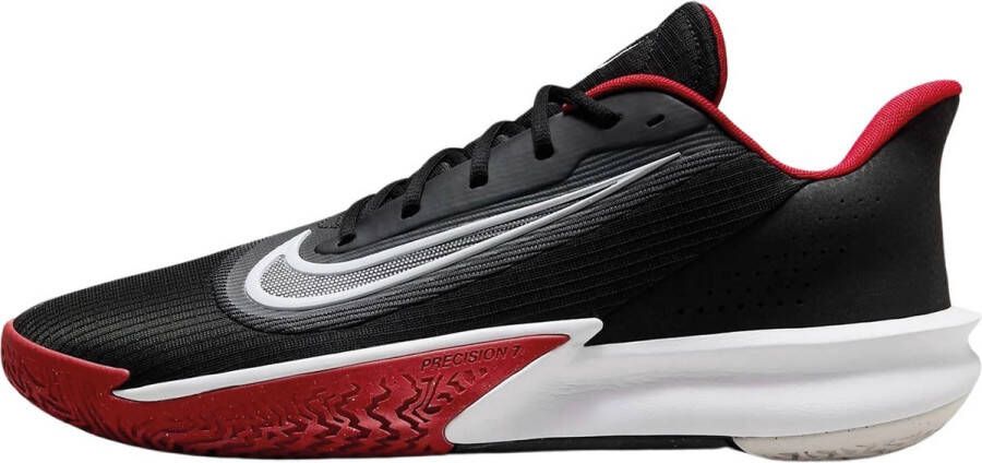 Nike Precision VII Sportschoenen Zwart Rood Wit Mannen