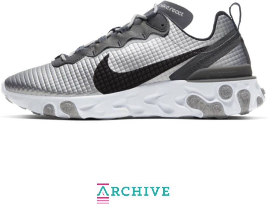 Nike React Element 55 'Quilted Grid White'