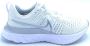 Nike React Infinity Run Flyknit 2 Hardloopschoenen voor dames(straat) Wit - Thumbnail 4