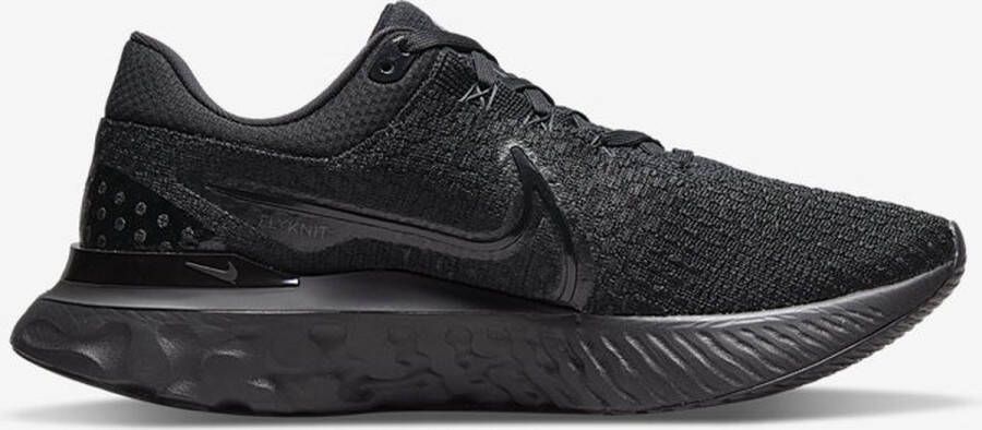 Nike React Infinity Run Flyknit 3 Hardloopschoenen voor heren(straat) Black Black Black