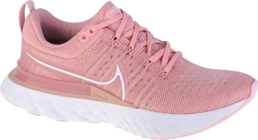 Nike React Infinity Run Flyknit 2 CT2423-600 Vrouwen Roze Hardloopschoenen