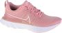 Nike React Infinity Run Flyknit 2 Hardloopschoenen voor dames(straat) Roze - Thumbnail 1