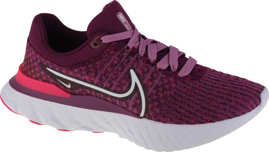 Nike React Infinity Run Flyknit 3 DD3024 500 Vrouwen Purper Hardloopschoenen