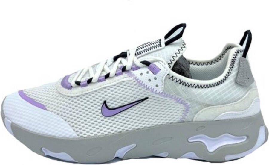 Nike React Live (GS) White Lilac Fog Grey Off Noir - Foto 2