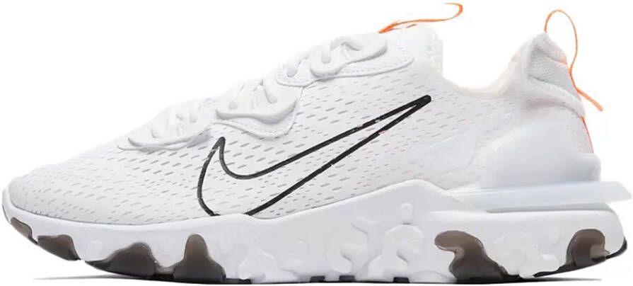 Nike React Vision Heren White Total Orange Reflect Silver Black Heren