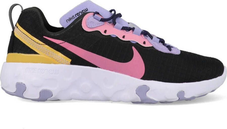 Nike Renew Element 55 CU0851 001 Zwart Geel Roze 39