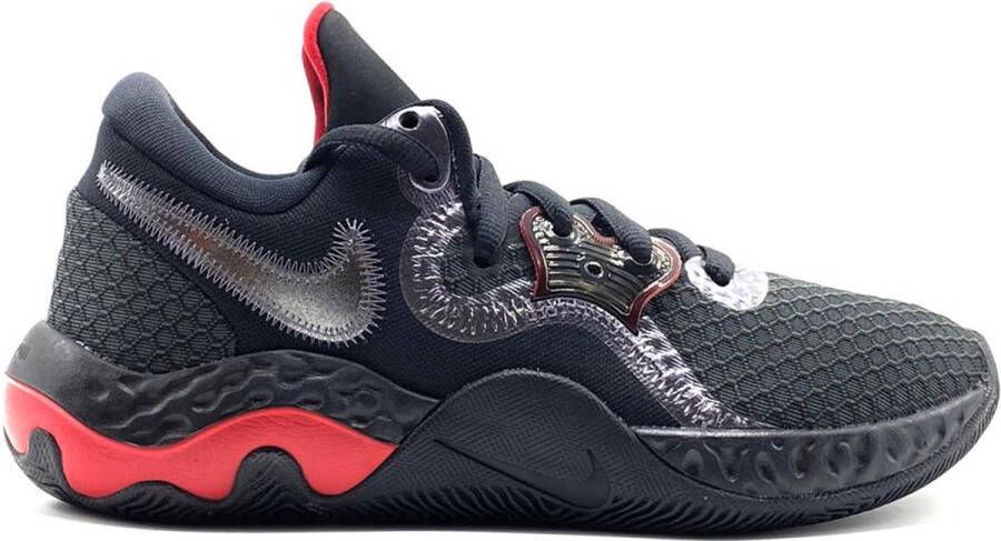 Nike Renew Elevate 2 Basketbalschoen Anthracite Gym Red Metallic Dark Grey Black Heren