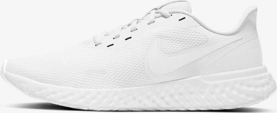Nike revolution 5 hardloopschoenen wit heren