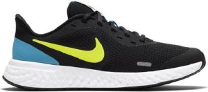 Nike Revolution 5 (GS) sneakers zwart geel aqua