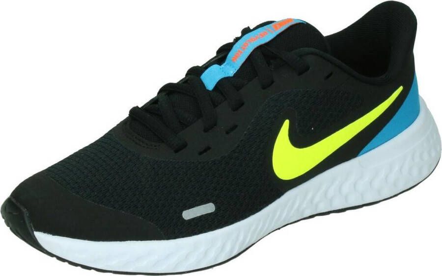Nike Revolution 5 (GS) sneakers zwart geel aqua - Foto 2