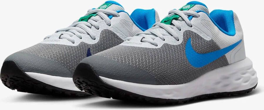 Nike Revolution 6 Big Kid Hardloop Schoenen Grijs Kinderen - Foto 2