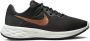 Nike Revolution 6 Donker Grijs Metallic Koper Sportschoenen Dames Doos Zonder Deksel - Thumbnail 1