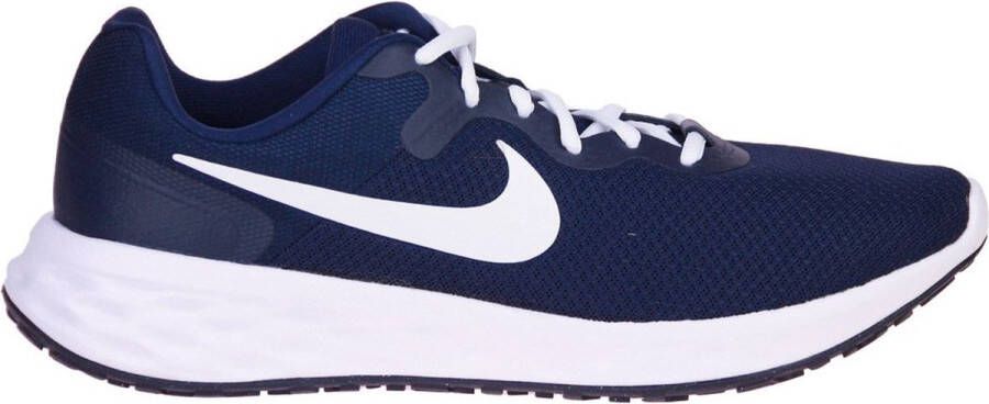 Nike Revolution 6 Next Nature hardloopschoenen donkerblauw wit grijs blauw