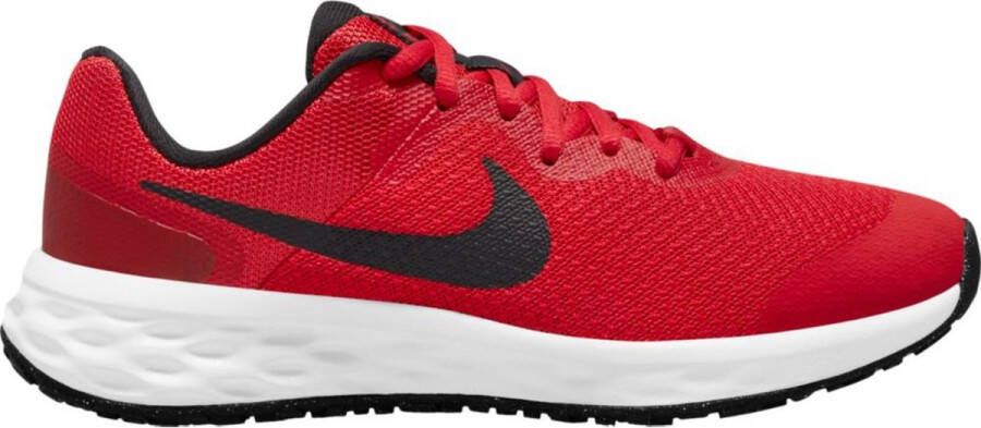 Nike Revolution 6 NN GS Hardloopschoenen University Red Black Kinderen