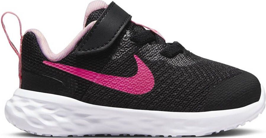 Nike revolution 6 hardloopschoenen zwart roze kinderen