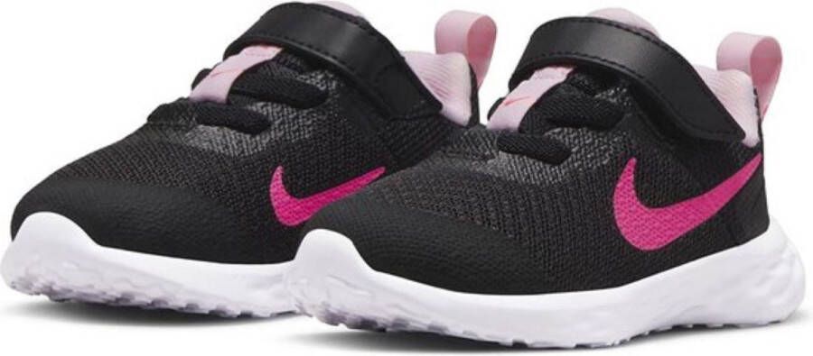Nike Revolution 6 NN TDV Sneakers Kinderen Black Hyper Pink Foam