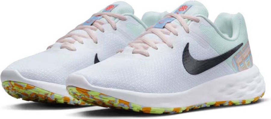 Nike Revolution 6 PRM White Smoke Grey Multi-color Sportschoenen Dames