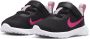 Nike revolution 6 hardloopschoenen zwart roze kinderen - Thumbnail 1
